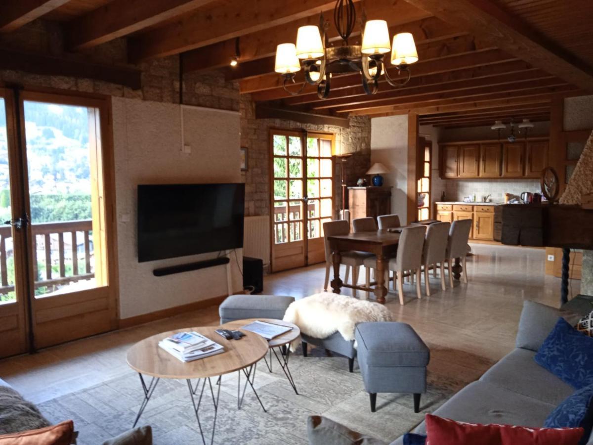 Chalet Horizon Blanc Межев Екстер'єр фото